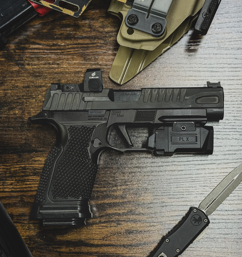 drawing from the holster